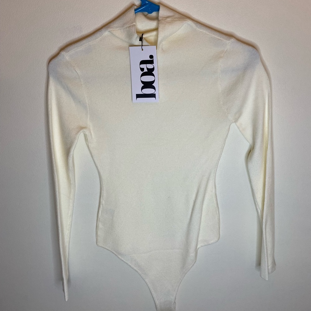 Brand New Because of Alice Knit High Neck Bodysuit